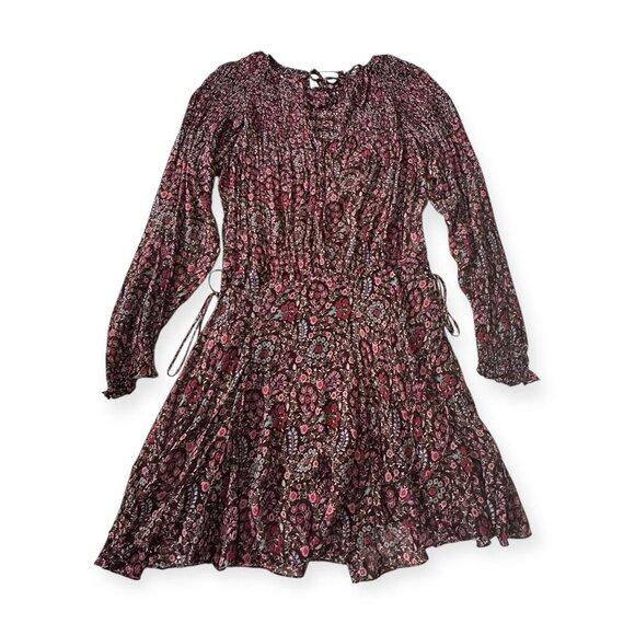 Isabel Marant Étoile Noanne Floral Mini Dress Brown FR 34 NWT - Picture 6 of 16